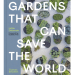 boek met tuin in de woestijn