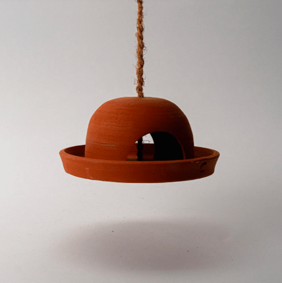 voederpot (zomer) terracotta - ceramics for nature