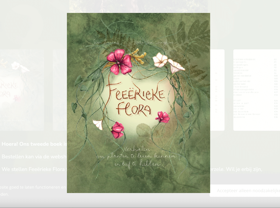 Verhalenboek 'Feeërieke Flora' I Sien Lievens en Nele Van Winghem